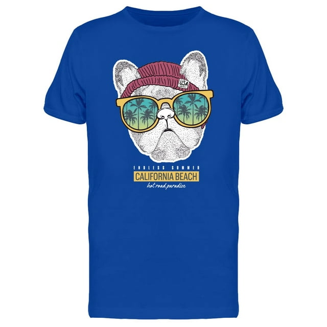Cute Summer Dog T-Shirt Men -Image by Shutterstock, Male 3X-Large