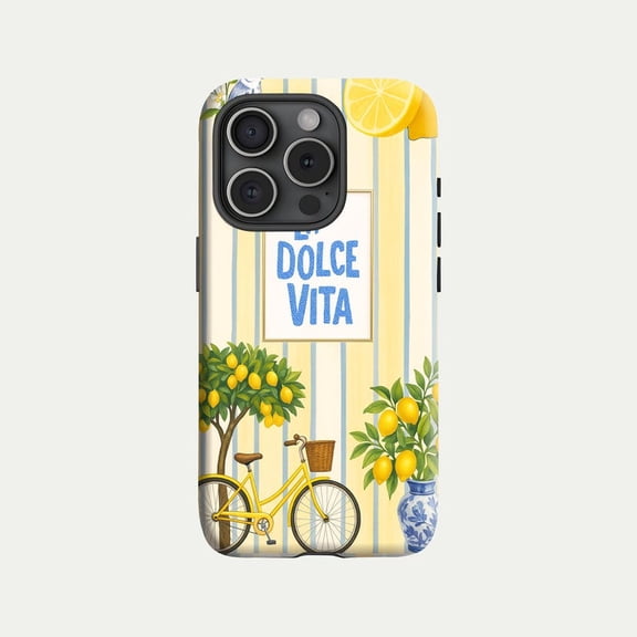 Cute Summer Lemon Trendy Yellow Floral Citrus Garden Aesthetic Phone Case for iPhone 17 16 15 14 13 12 11 Pro Max