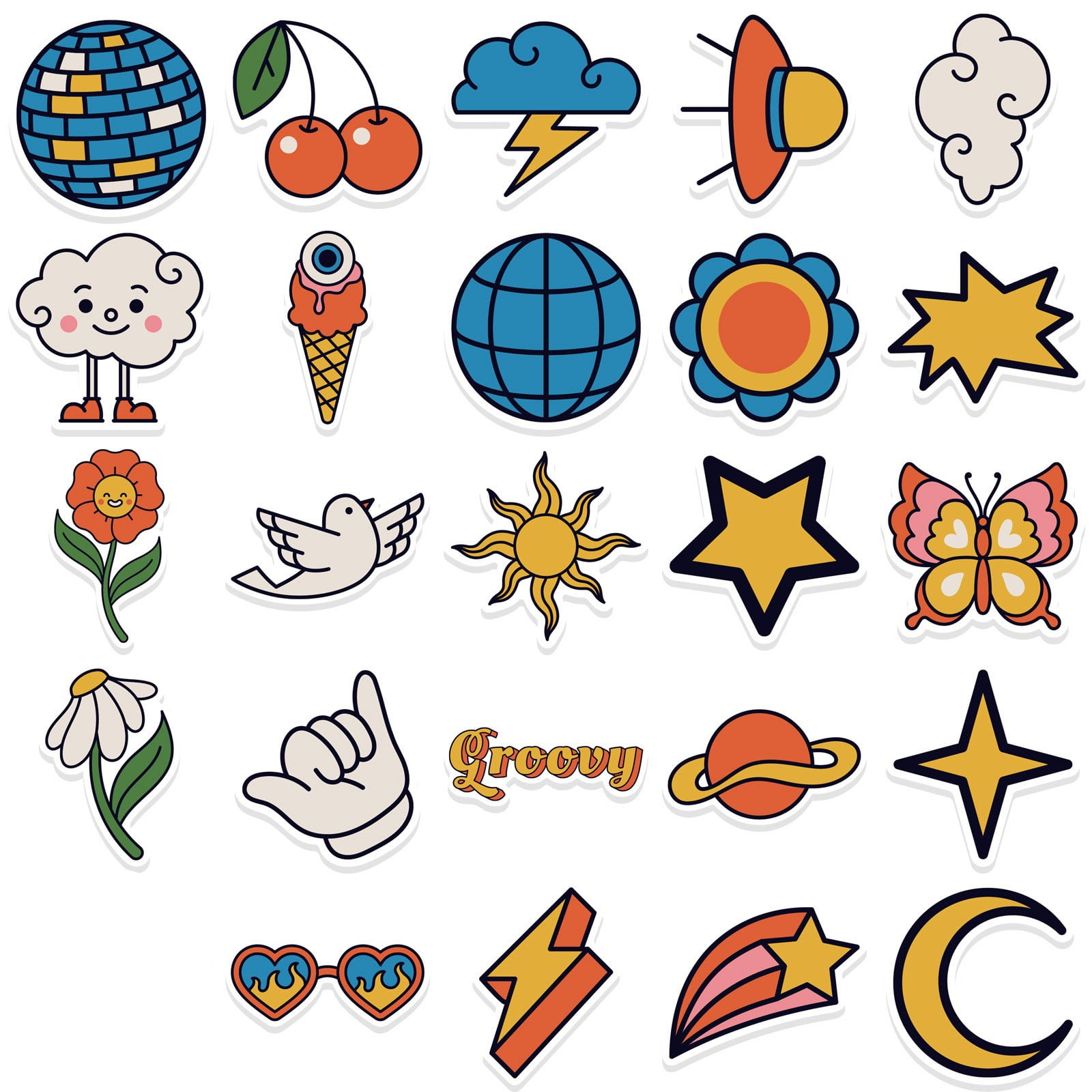 Cute Summer Stickers Music Stickers for Teachers Water Bottle Stickers