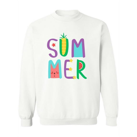 Cute Summer . Sweatshirt Women -Image by Shutterstock, Female Medium