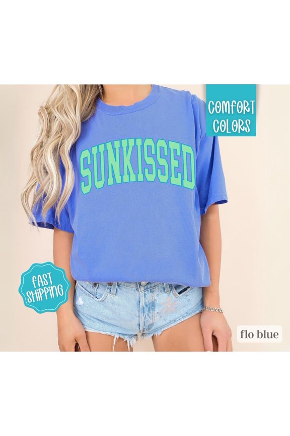 Cute Summer Time Sunkissed Beach T-Shirt All Size S-3XL