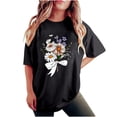 thumbnail image 1 of Cute Summer Tops for Women 2025 Trendy Big Tshirts to Wear With Leggings Women Slim Fit Basic Tees Skinny Crop, 1 of 7