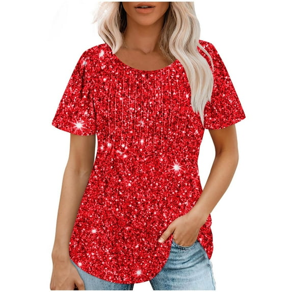 Cute Summer Tops for Women 2025 Trendy Womens T Shirts Loose Fit Plus Size Summer Tees for Women 2025