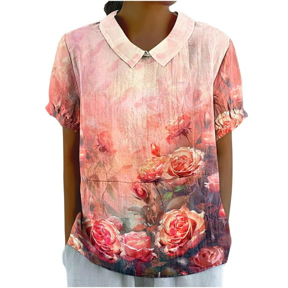 Cute Summer Tops for Women Over 50 Long Shirts to Wear with Leggings Summer Shirts for Teens Modest