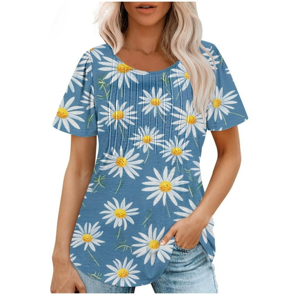 Cute Summer Tops for Women Over 50 Plus Size Shirts for Leggings Summer Clothes for Women 2025 Vacation Cruise Petite