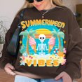 thumbnail image 1 of Cute Summerween Vibes Shirt, Ice Cream Sweatshirt, Summer Vacation Halloween Shirt, Spooky Summer Shirt, Fun Halloween Shirt, 1 of 5