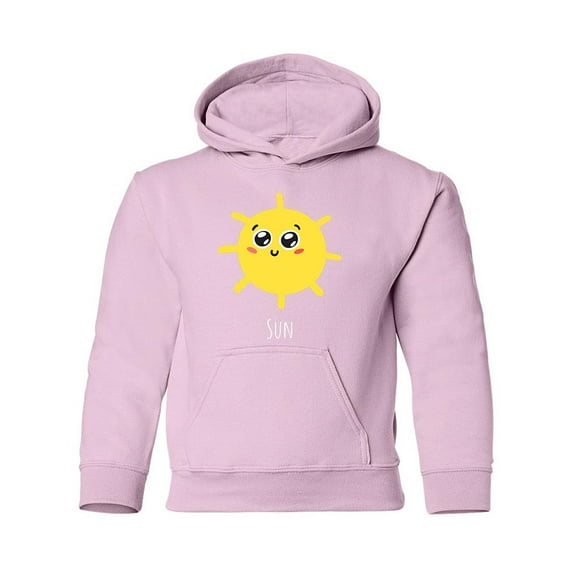 Cute Sun Hoodie Juniors -Image by Shutterstock, Large