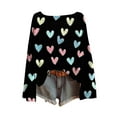 thumbnail image 1 of Women Heart Sweater Cute Knit Long Sleeve Valentine Crew Neck Pullover Shirts, 1 of 3