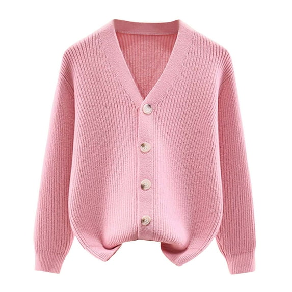 Cute Sweaters for Teen Girl Bow Sweater Cardigan Open Front Button Down Long Sleeve Knitwear Coat Cropped Sweaters For Teens