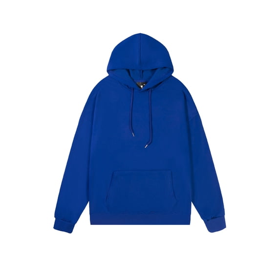 Cute Sweatshirt Men's Fashion Casual Patchwork Color Loose Sports Warm Pocket Long-sleeved Hoodie Light Blue M Multiple Colors Available