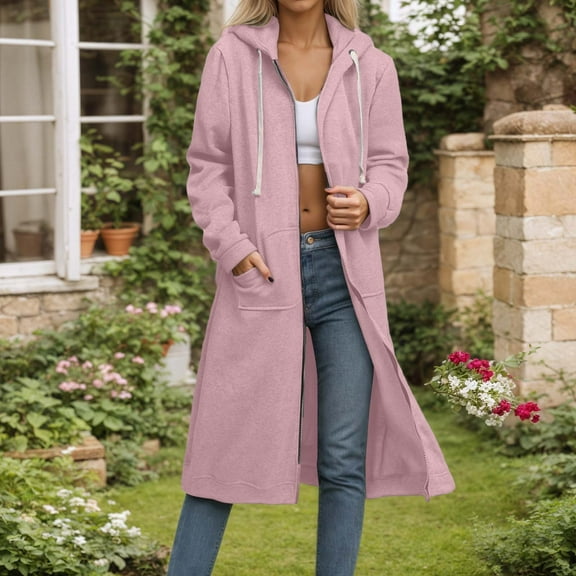 Cute Sweatshirts For Women Zip Up Hooded Jacket Casual Comfortable Loose Fit Cardigan Outwear For Fall Daily Wear Winter Pullover Jumper Tops