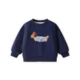thumbnail image 1 of Cute Sweatshirts For Little Girls Crew Neck Dog Print Long Sleeve Pullover Hoodie Soft Casual Kids Top With For School 2026 Fall Fashion Preppy Clothes Size 7-8T, 1 of 7
