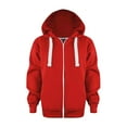 thumbnail image 1 of Cute Sweatshirts for Kids Girls Zip Up Hoodie Kids Fashion Oversized Textured Sweatshirt Jacket with Pockets 5-14 Years Boys Sweatshirts 6-7, 1 of 7