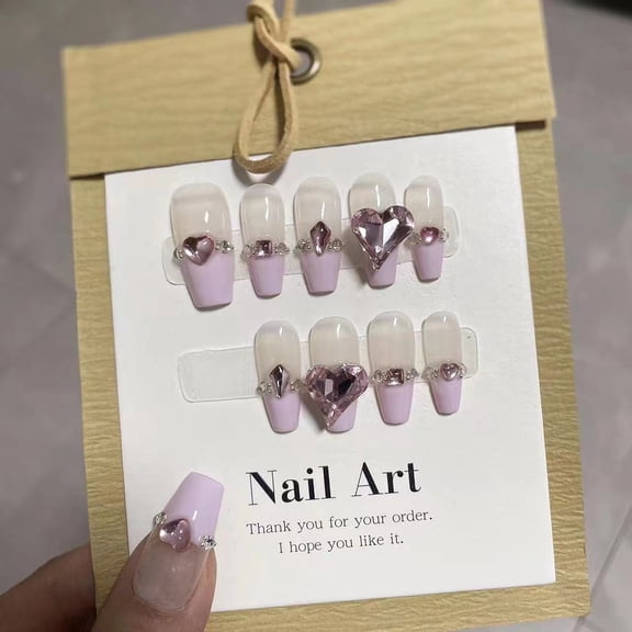 Cute Sweet Handmade Wearable Nail Enhancement Detachable