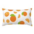 Cute Sweet Orange King Pillow Cases Standard Size 20x36in Envelope