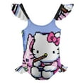 Cute Swimsuit Anime Sanrio Hello Kitty Children's Onepiece Round Neck