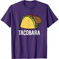 thumbnail image 1 of Cute Tacobara Funny Capybara Tacos Unisex T-Shirt for Men Women Kids Toddler,Purple Color,Size YM, 1 of 5