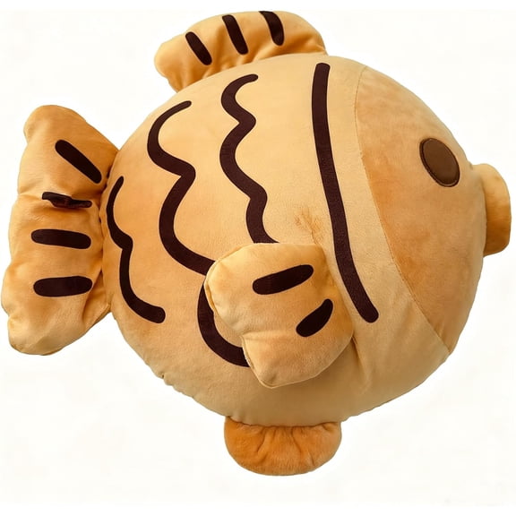Cute Taiyaki Plush, 13" Kawaii Taiyaki Fish Stuffed Animal - Soft Stuffed Fish Plush for Home Decor, Perfect for Kids, Boys & Girls
