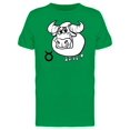 thumbnail image 1 of Cute Taurus Zodiac Cartoon Tee Men's -Image by Shutterstock, 1 of 1