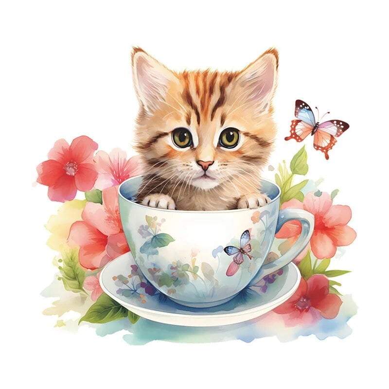 Teacup Cat Felt Ornament Applique Kit – Quilting Books