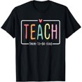 thumbnail image 1 of Cute Teacher Life Teach Them To Be Kind School Mom Teachers T-Shirt Shirts, 1 of 3
