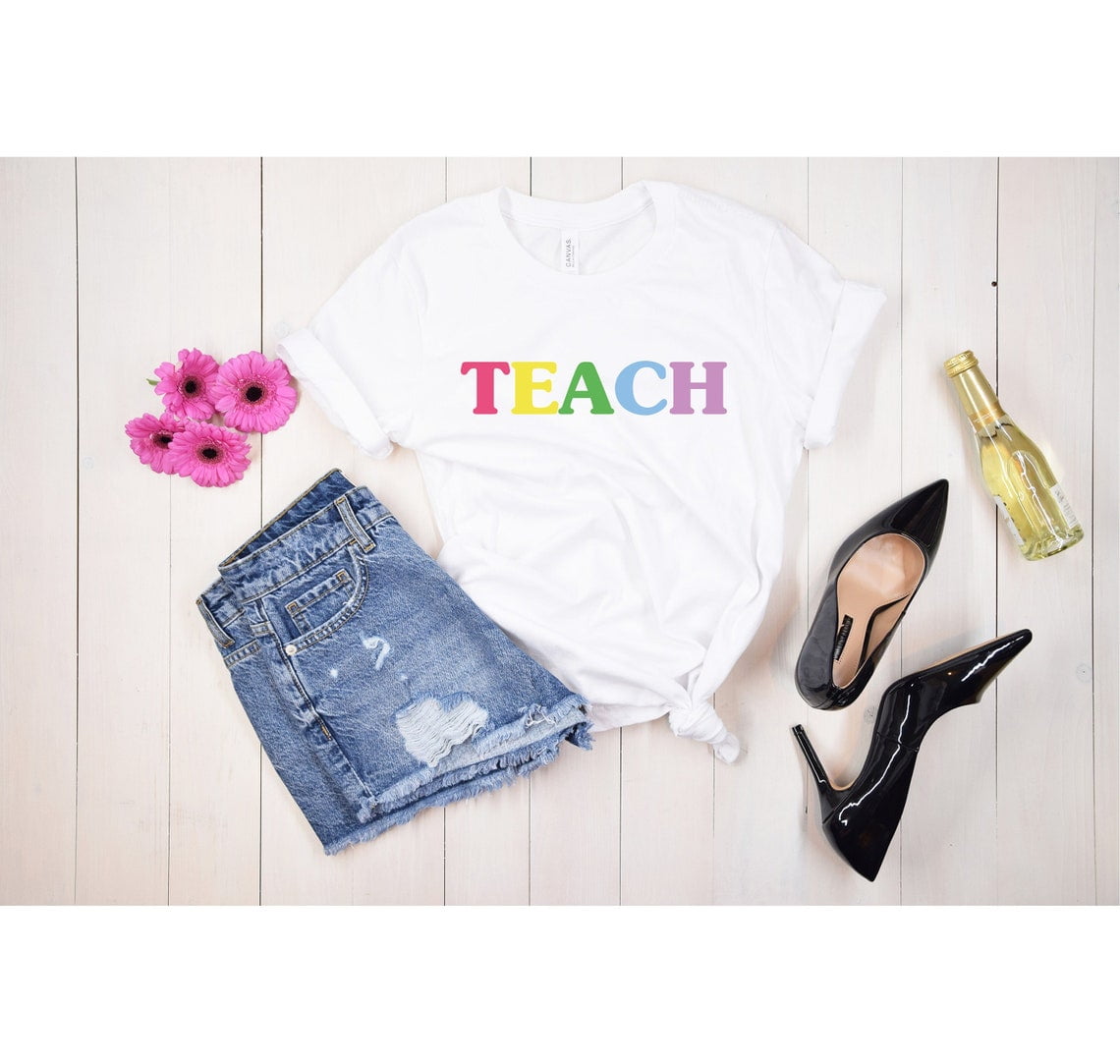 Cute Teacher Shirt, Funny Teacher Shirt, Teacher Gifts, Teacher ...