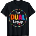 thumbnail image 1 of Cute Team Dual Language Back to School Appreciation Week T-Shirt, 1 of 4