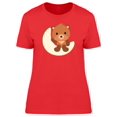 thumbnail image 1 of Cute Teddy Bear Cartoon Tee Women's -Image by Shutterstock, 1 of 2