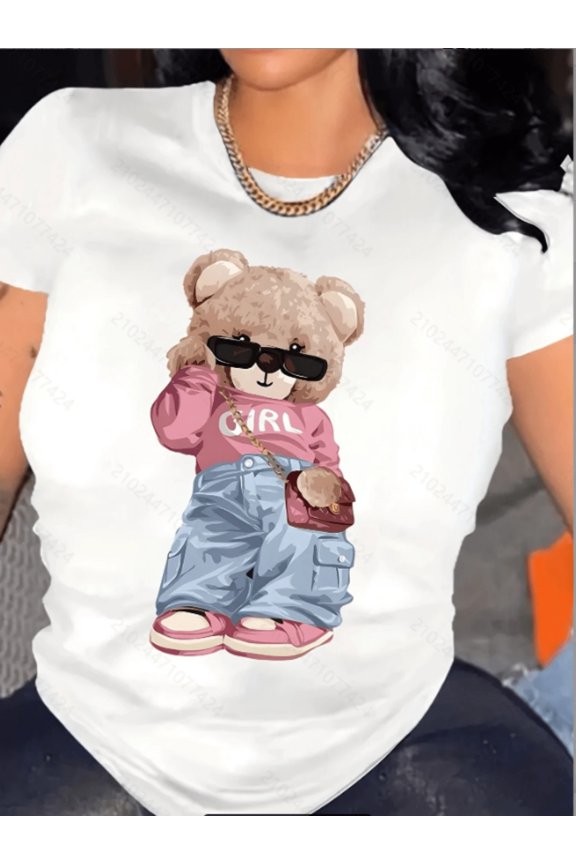 Pattern Element - Print Leopard - Heart Teacher Tee