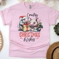 thumbnail image 1 of Cute Teddy Bear Holiday T-Shirt | Childhood Joy Graphic Tee, Light Pink, Size XL, 1 of 6
