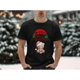 Cute Teddy Bear Merry Christmas TShirt, Santa Hat Bear With Snowman, Christmas Graphic Tee For
