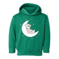 thumbnail image 1 of Cute Teddy Bear On The Moon Hoodie Toddler -Image by Shutterstock,  4 Toddler, 1 of 4