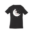 thumbnail image 1 of Cute Teddy Bear On The Moon T-Shirt Infant -Image by Shutterstock,  6 Months, 1 of 4