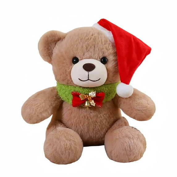 Cute Teddy Bear Stuffed Animal Doll - Soft Christmas Series Bear Plush Toy Pillow Doll Home Decor