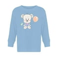 thumbnail image 1 of Cute Teddy Bear With Balloon Long Sleeve Toddler -Image by Shutterstock,  4 Toddler, 1 of 4