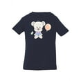 thumbnail image 1 of Cute Teddy Bear With Balloon T-Shirt Infant -Image by Shutterstock,  24 Months, 1 of 4