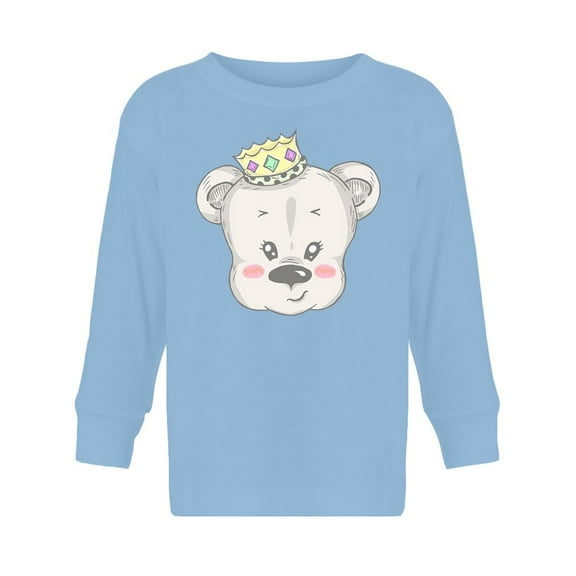 Cute Teddy Bear With Crown Long Sleeve Toddler -Image by Shutterstock,  4 Toddler