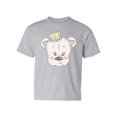 thumbnail image 1 of Cute Teddy Bear With Crown T-Shirt Juniors -Image by Shutterstock,  Large, 1 of 4