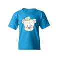 thumbnail image 1 of Cute Teddy Bear With Crown T-Shirt Juniors -Image by Shutterstock,  x-Small, 1 of 4