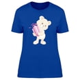 thumbnail image 1 of Cute Teddy Bear With Gift T-Shirt Women -Image by Shutterstock, Female Large, 1 of 2