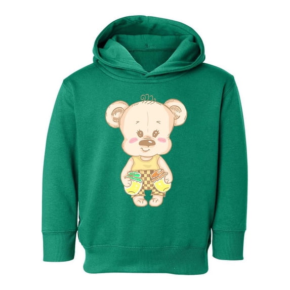 Cute Teddy Bear With Honey Hoodie Toddler -Image by Shutterstock, 2 Toddler
