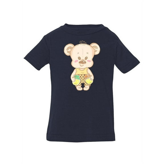 Cute Teddy Bear With Honey T-Shirt Infant -Image by Shutterstock,  24 Months