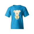 thumbnail image 1 of Cute Teddy Bear With Honey T-Shirt Juniors -Image by Shutterstock,  x-Small, 1 of 4