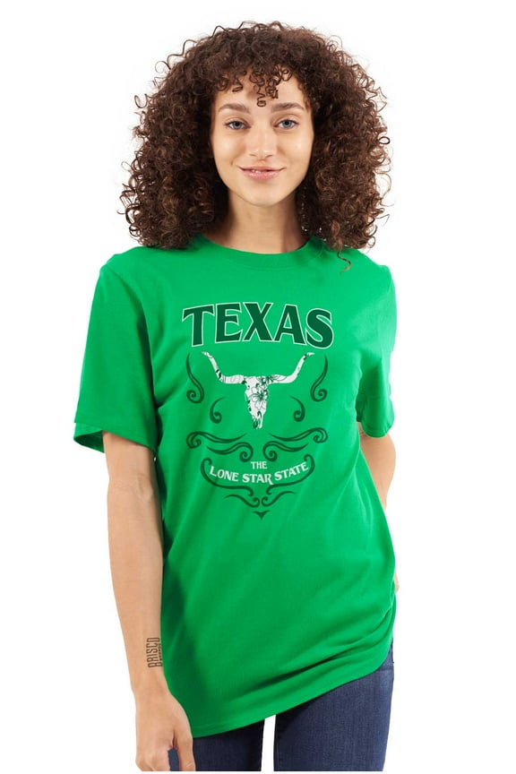 Cute Texas Girl Lone Star State Texan Women's Plus Size Graphic Tee Brisco Brands 2X