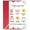 thumbnail image 1 of Cute Thank You Card for Teacher, Sweet Teacher Appreciation Gifts for Men Women, Thank You for Helping Me Grow Card, Unique Teacher Appreciation Gift Ideas from Students, End of Term Gift, 1 of 6