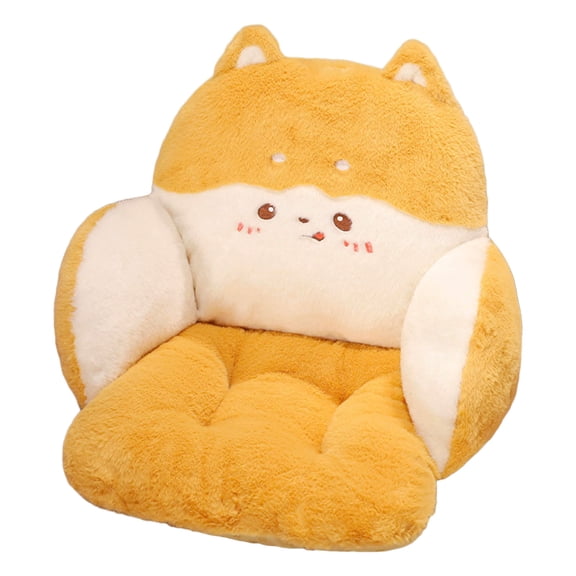 Cute Throw Pillow for Bed/Sofa/Floor Backrest Soft and Supportive Cushion for Reading, Watching TV Lumbar Support