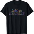 thumbnail image 1 of Cute Tie Dye Bookkeeper Assistant School T-Shirt, 1 of 4