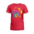 Cute Tie Dye Paw Print Pet Owner Paw Print Tie Dye Dog Lover TShirt