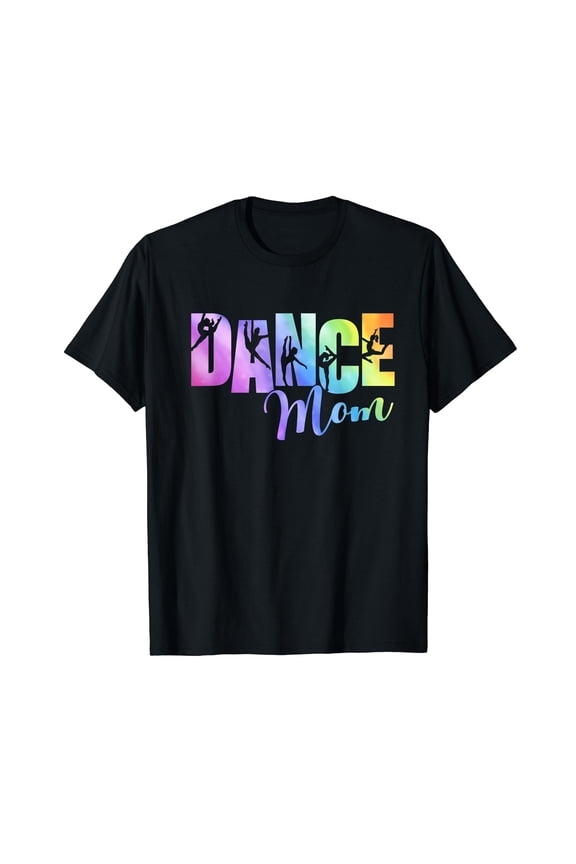 Cute Tie-dye Dance Mom Mothers Day T-Shirt