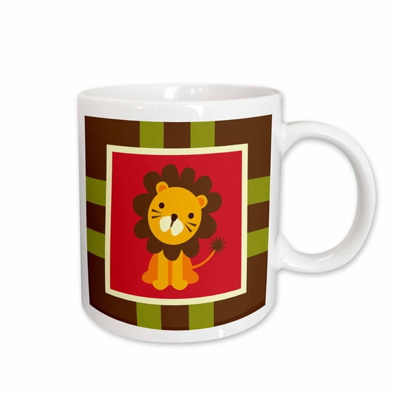 3drose, Cute Tiger - Animal Art - Children - Lovable, 11oz Mug